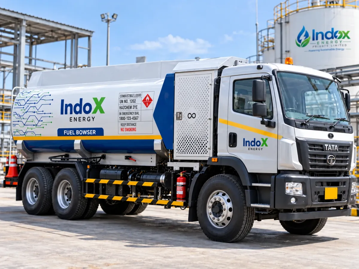 Mobile fuel bowser for on-site refuelling